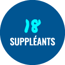 18 suppléants