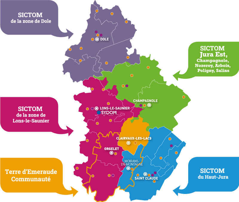 Carte des SICTOM